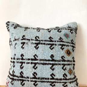 Calluna - Blue Hemp Pillow Cover