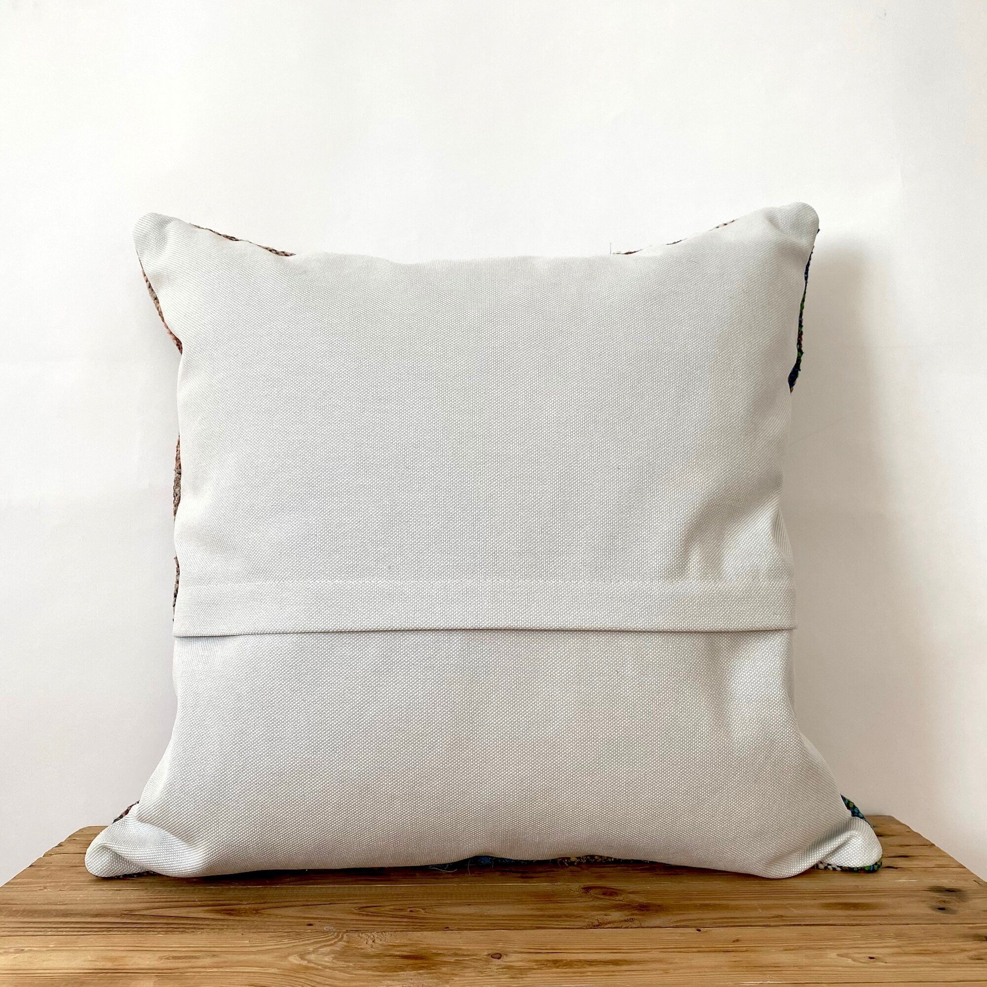 Thalina - White Hemp Pillow Cover