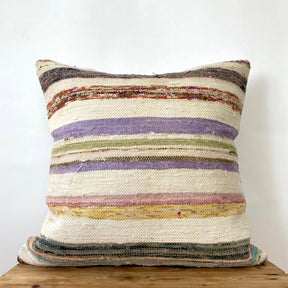 Talma - White Hemp Pillow Cover