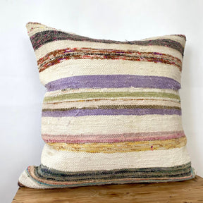 Talma - White Hemp Pillow Cover