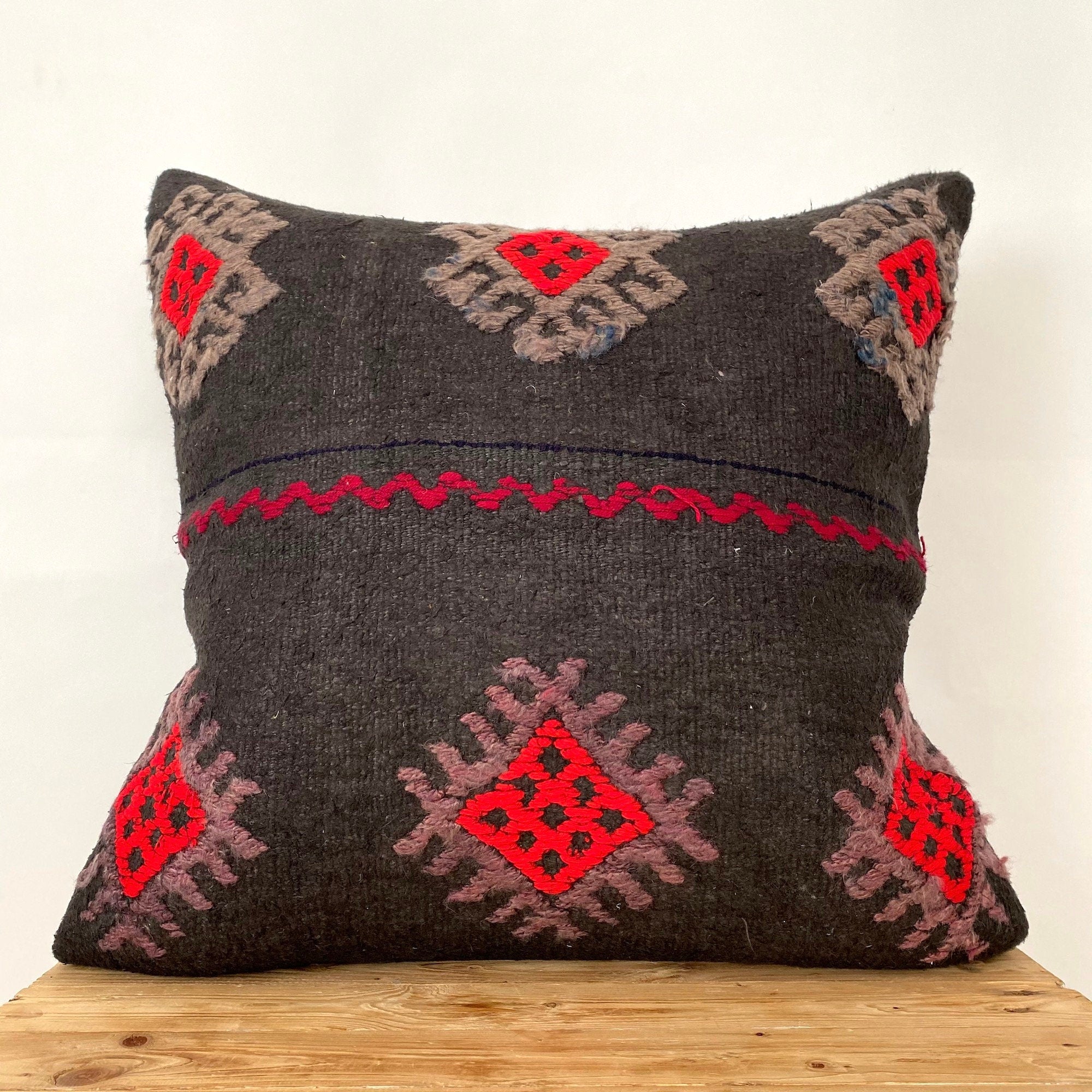 Lenina - Brown Hemp Pillow Cover