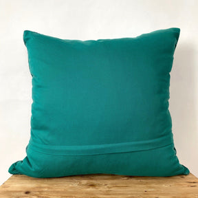 Caiya - Turquoise Hemp Pillow Cover