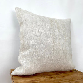 Cosima - White Hemp Pillow Cover