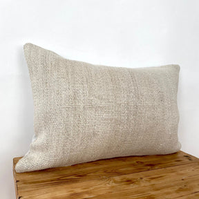 Cadenza - White Hemp Pillow Cover