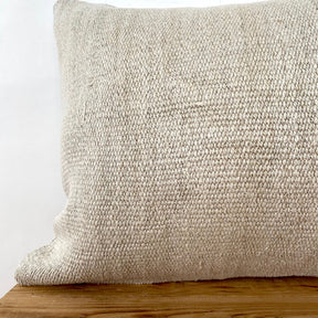 Cadenza - White Hemp Pillow Cover