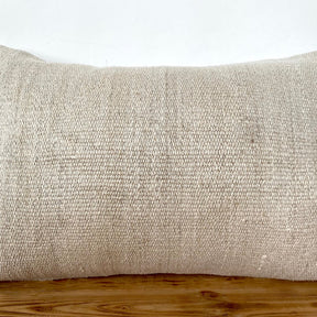 Cadenza - White Hemp Pillow Cover