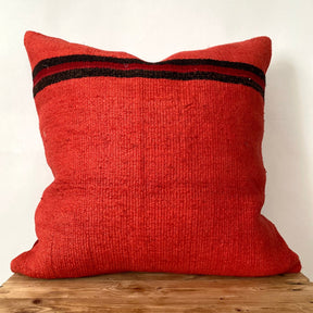 Ysolina - Red Hemp Pillow Cover