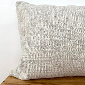 Catriona - White Hemp Pillow Cover