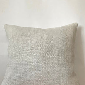 Tarina - White Hemp Pillow Cover