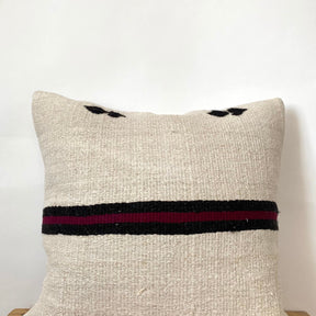 Terena - White Hemp Pillow Cover