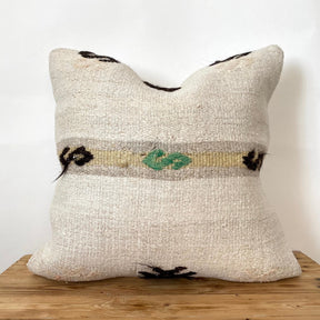 Tirza - White Hemp Pillow Cover