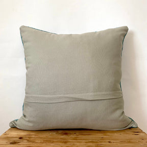 Chayla - Blue Hemp Pillow Cover