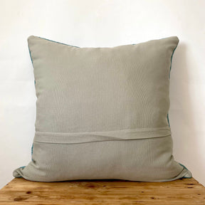 Clea - Blue Hemp Pillow Cover