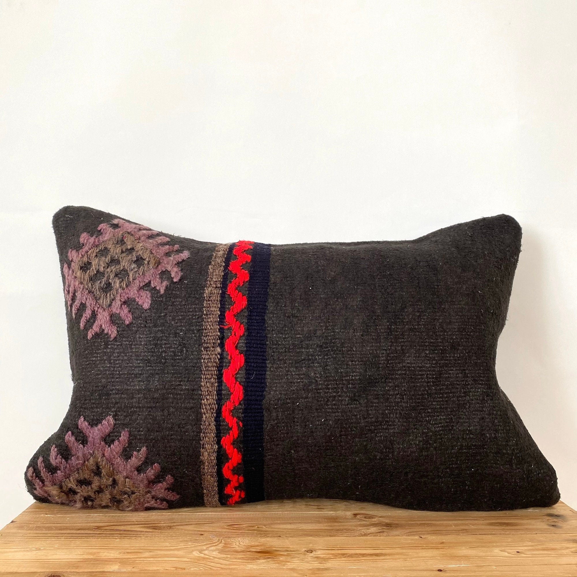 Lucasta - Brown Hemp Pillow Cover