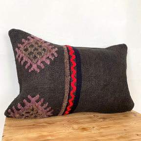 Lucasta - Brown Hemp Pillow Cover