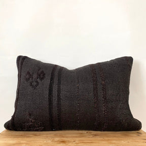 Lenora - Brown Hemp Pillow Cover