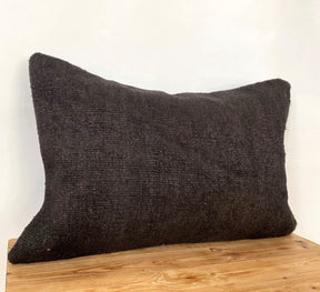 Lorenae - Brown Hemp Pillow Cover