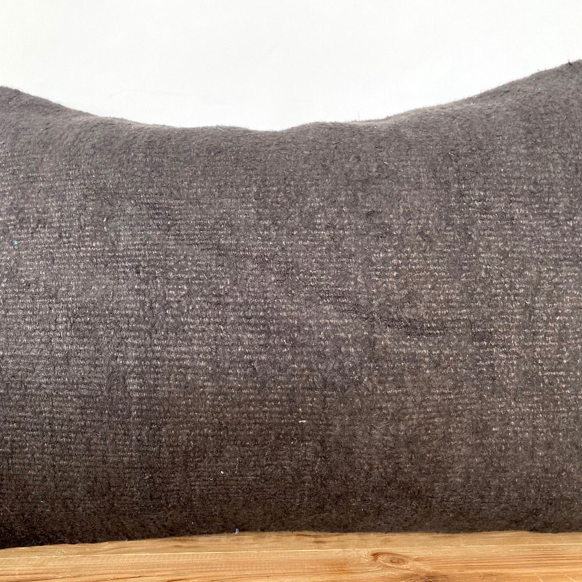 Lorenae - Brown Hemp Pillow Cover