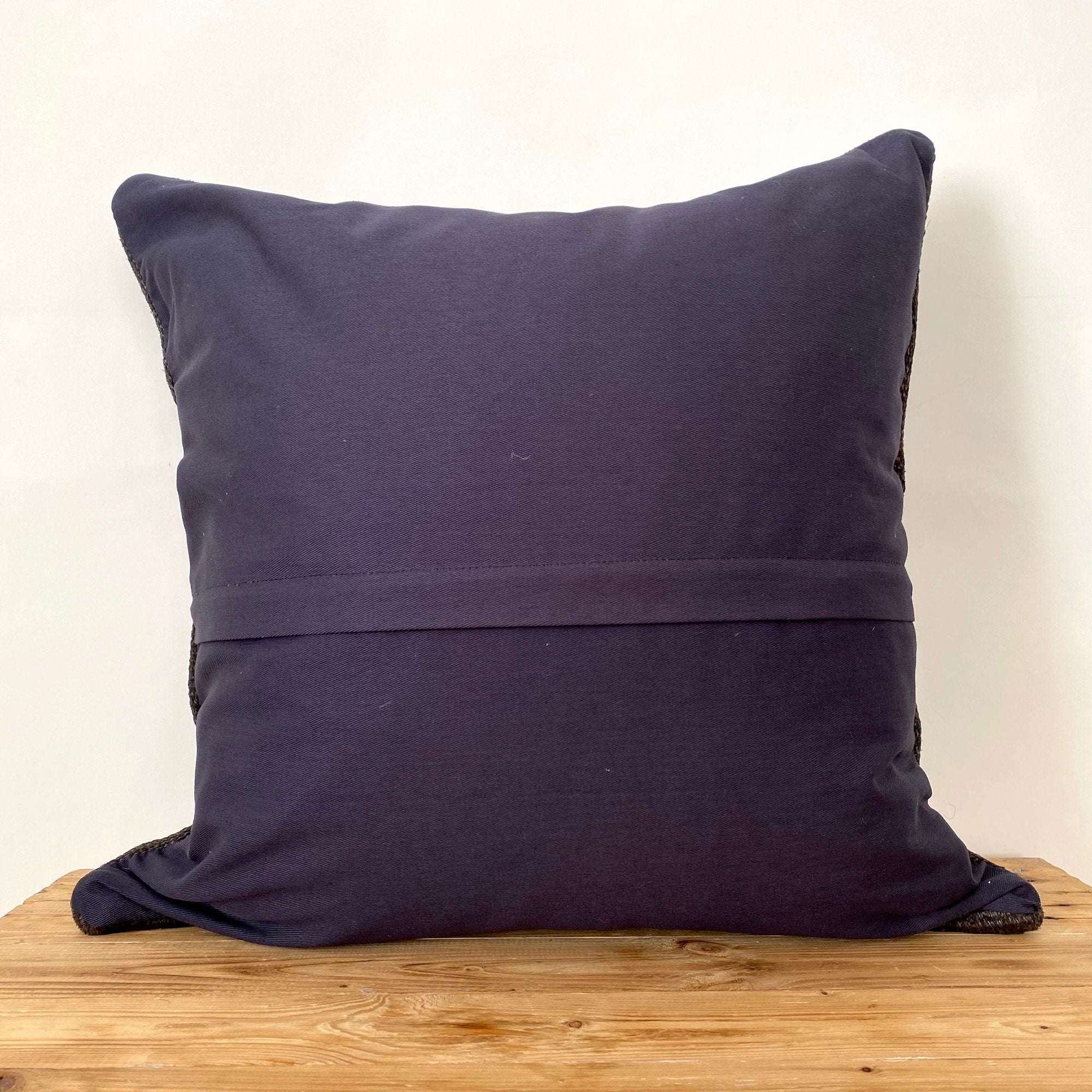 Lydian - Brown Hemp Pillow Cover