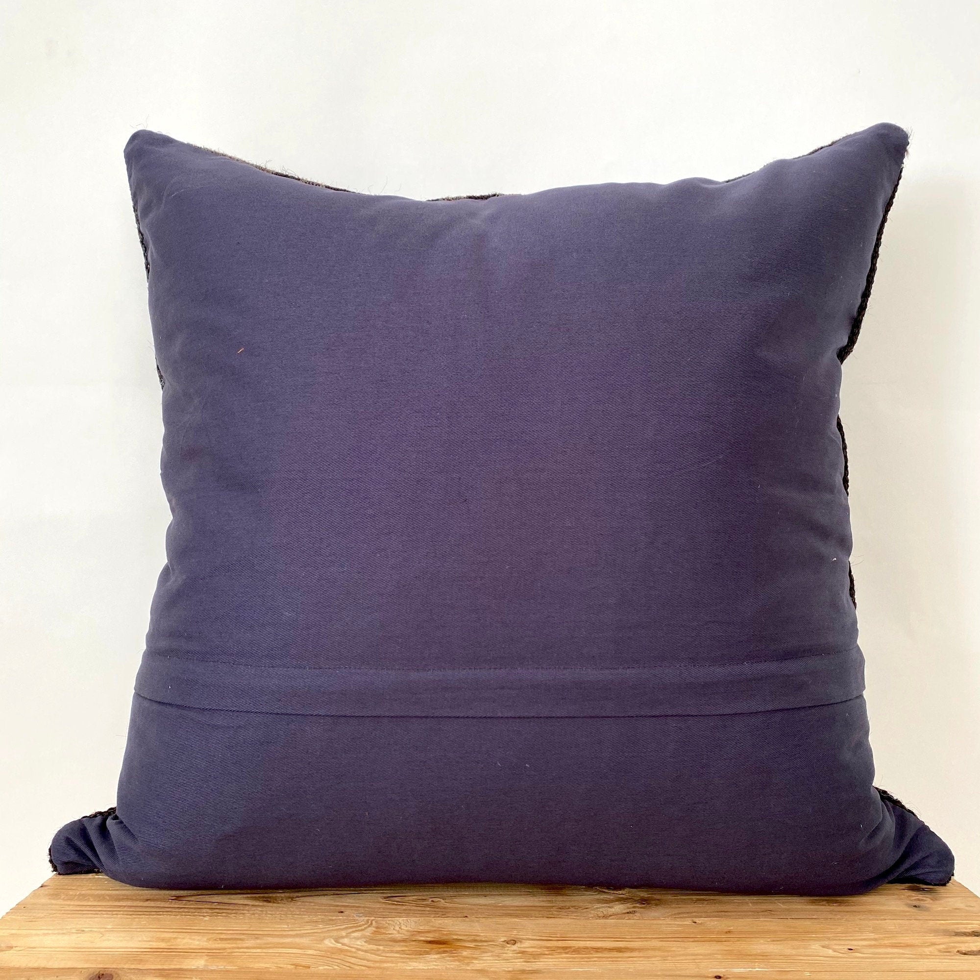 Lauretta - Brown Hemp Pillow Cover