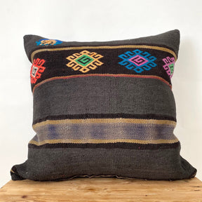 Levia - Brown Hemp Pillow Cover