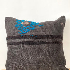 Lenore - Brown Hemp Pillow Cover