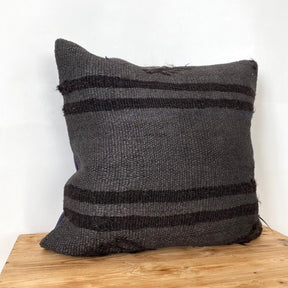 Lydian - Brown Hemp Pillow Cover