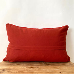 Halia - Red Hemp Pillow Cover