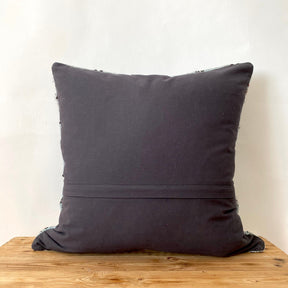 Caledonia - Blue Hemp Pillow Cover