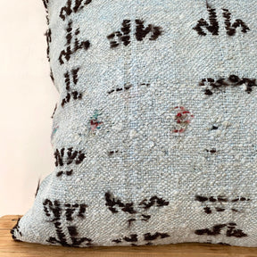 Caledonia - Blue Hemp Pillow Cover