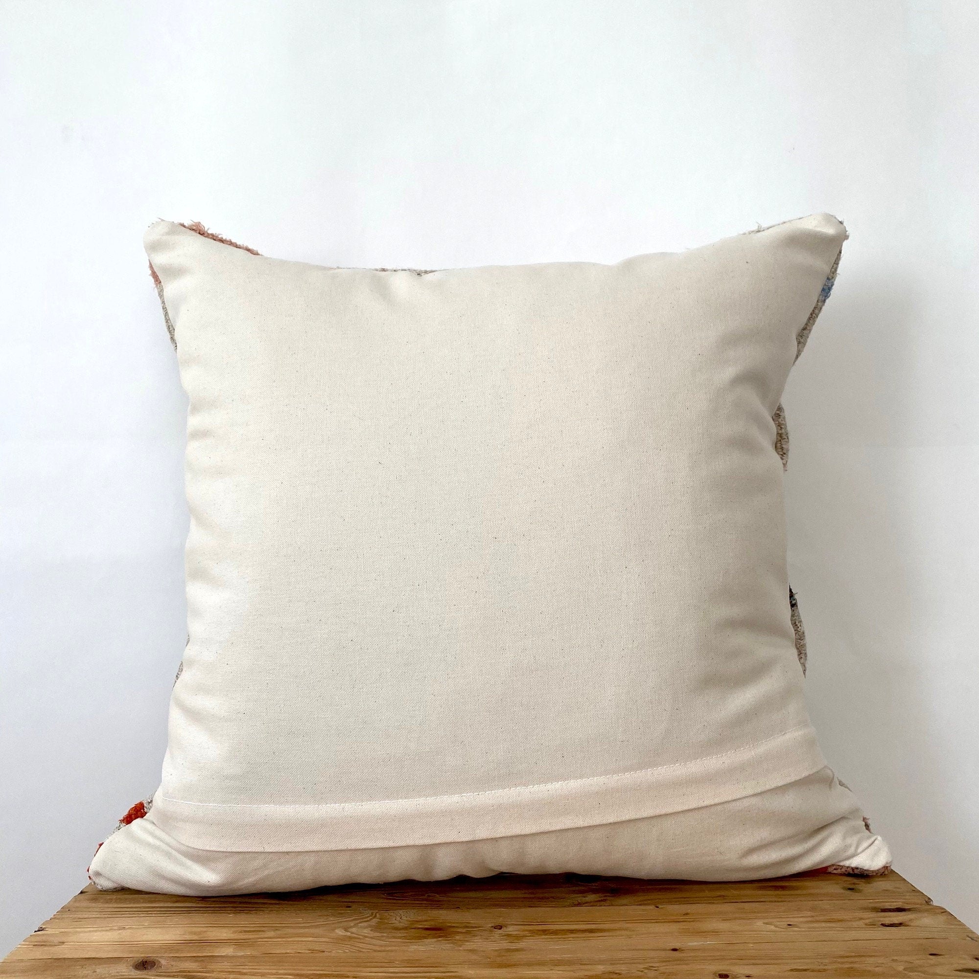 Talma - White Hemp Pillow Cover