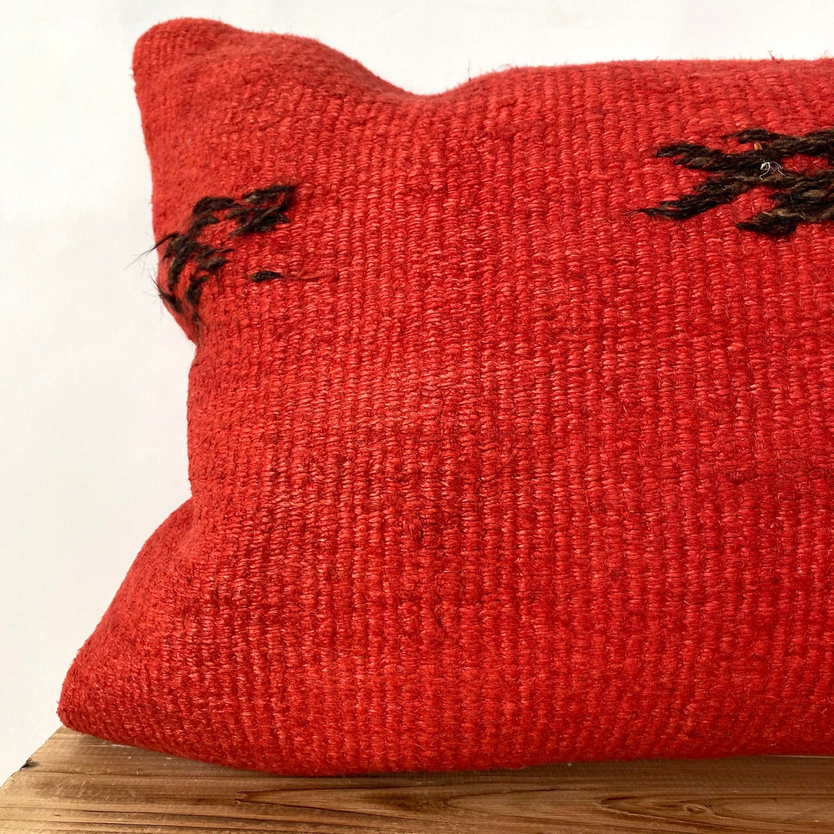 Halia - Red Hemp Pillow Cover