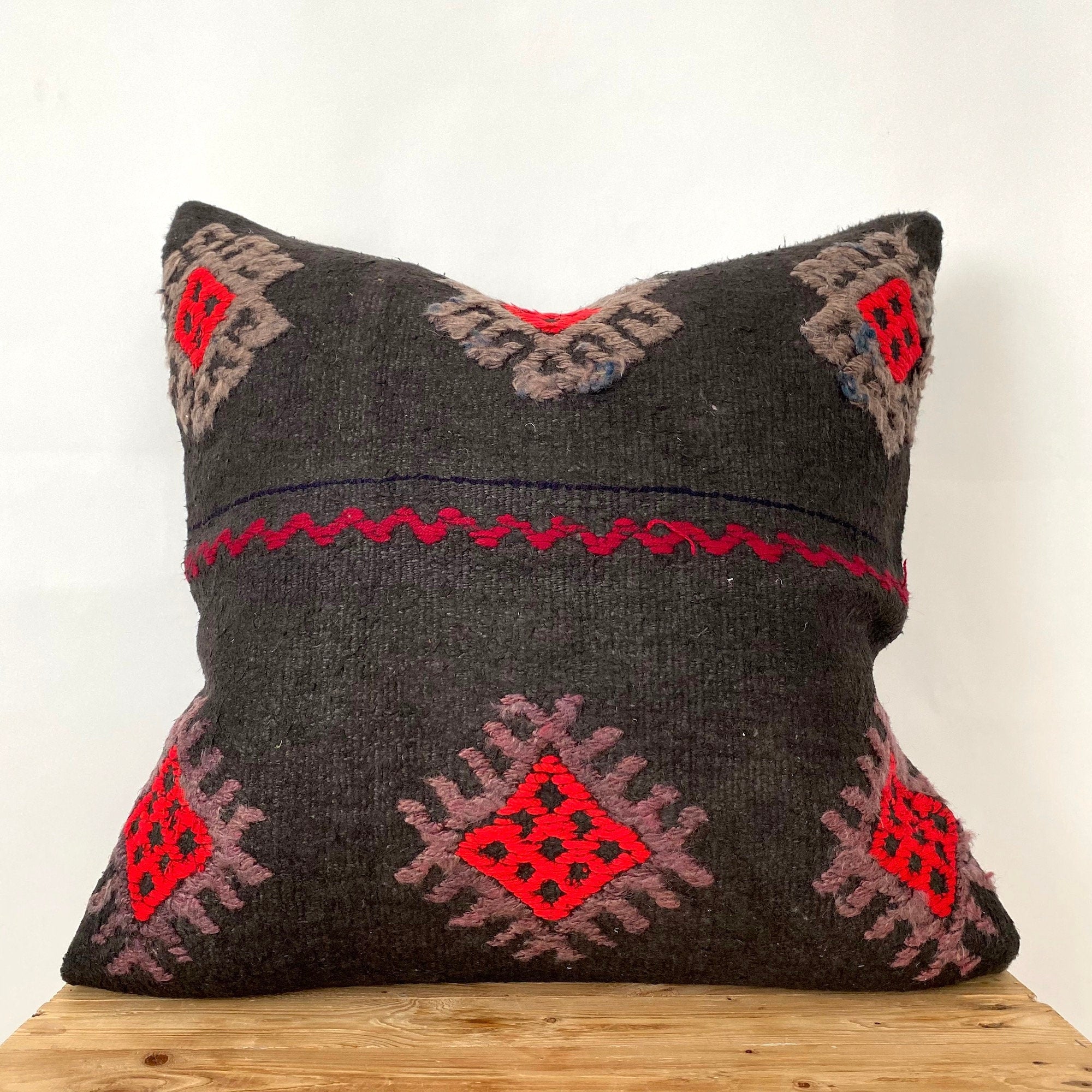 Lenina - Brown Hemp Pillow Cover