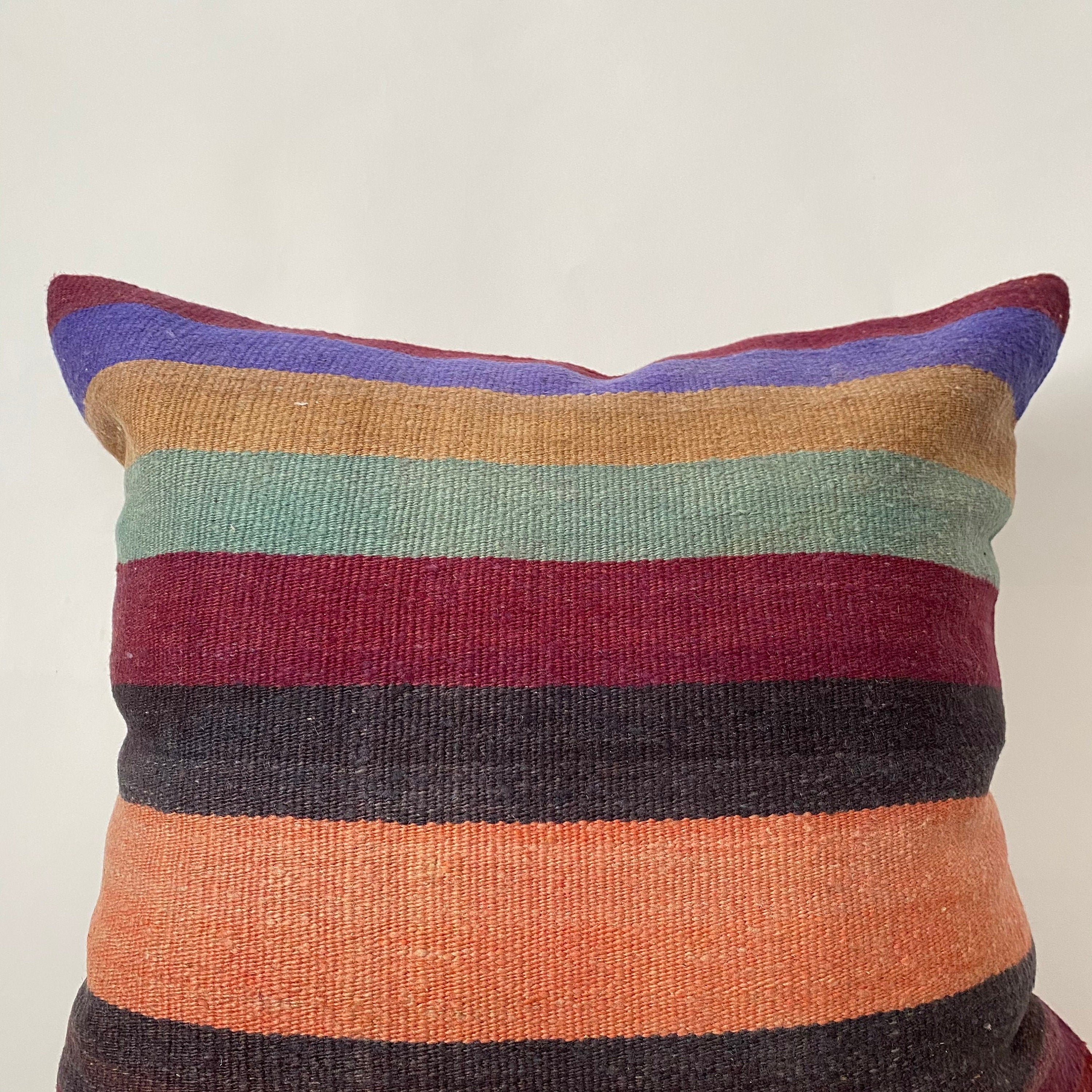 Yelina - Multi Color Kilim Pillow Cover