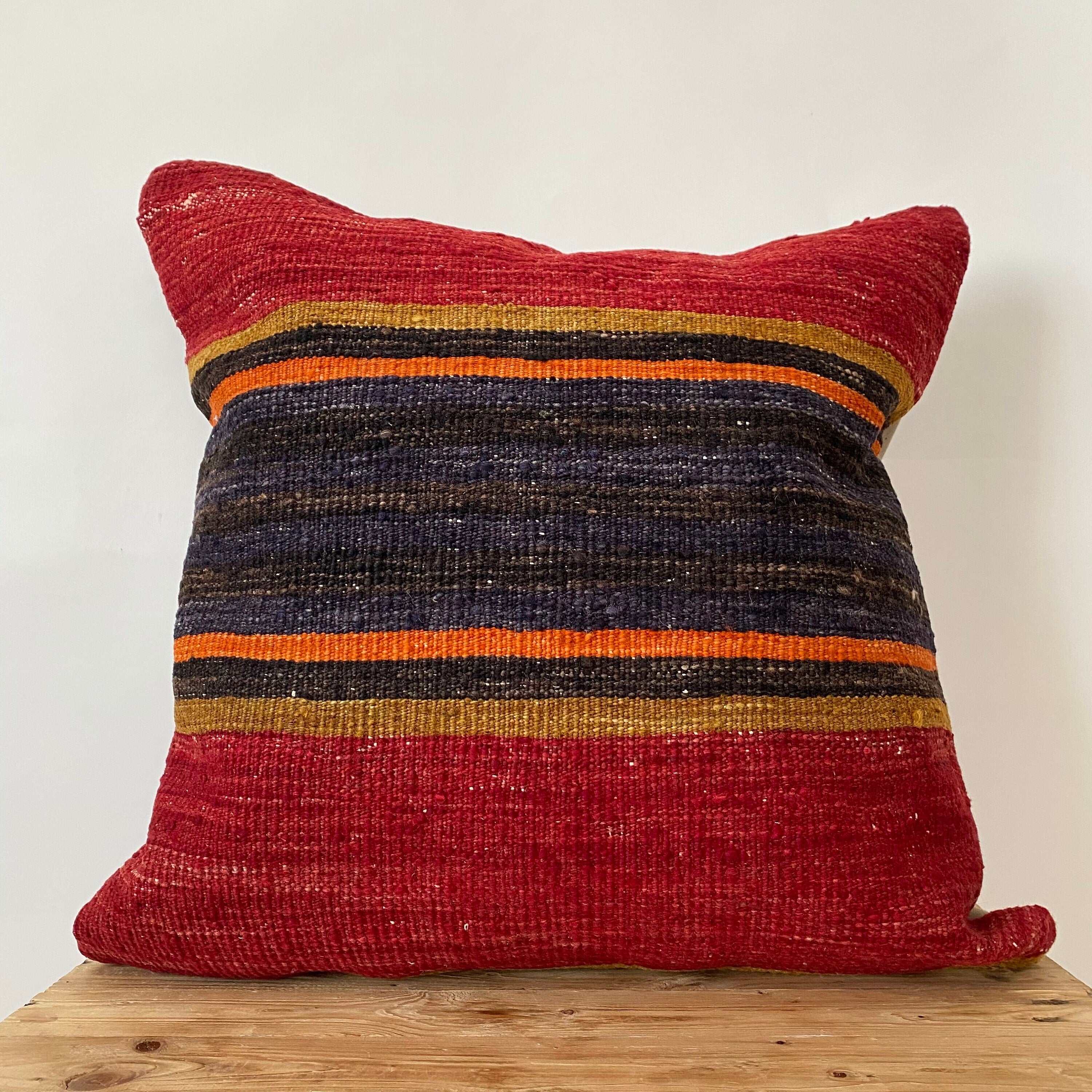 Yesenia - Red Kilim Pillow Cover