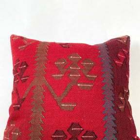 Lestari - Red Kilim Pillow Cover