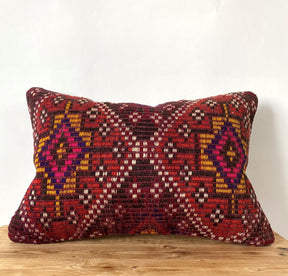 Luneth - Red Kilim Pillow Cover