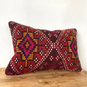 Luneth - Red Kilim Pillow Cover