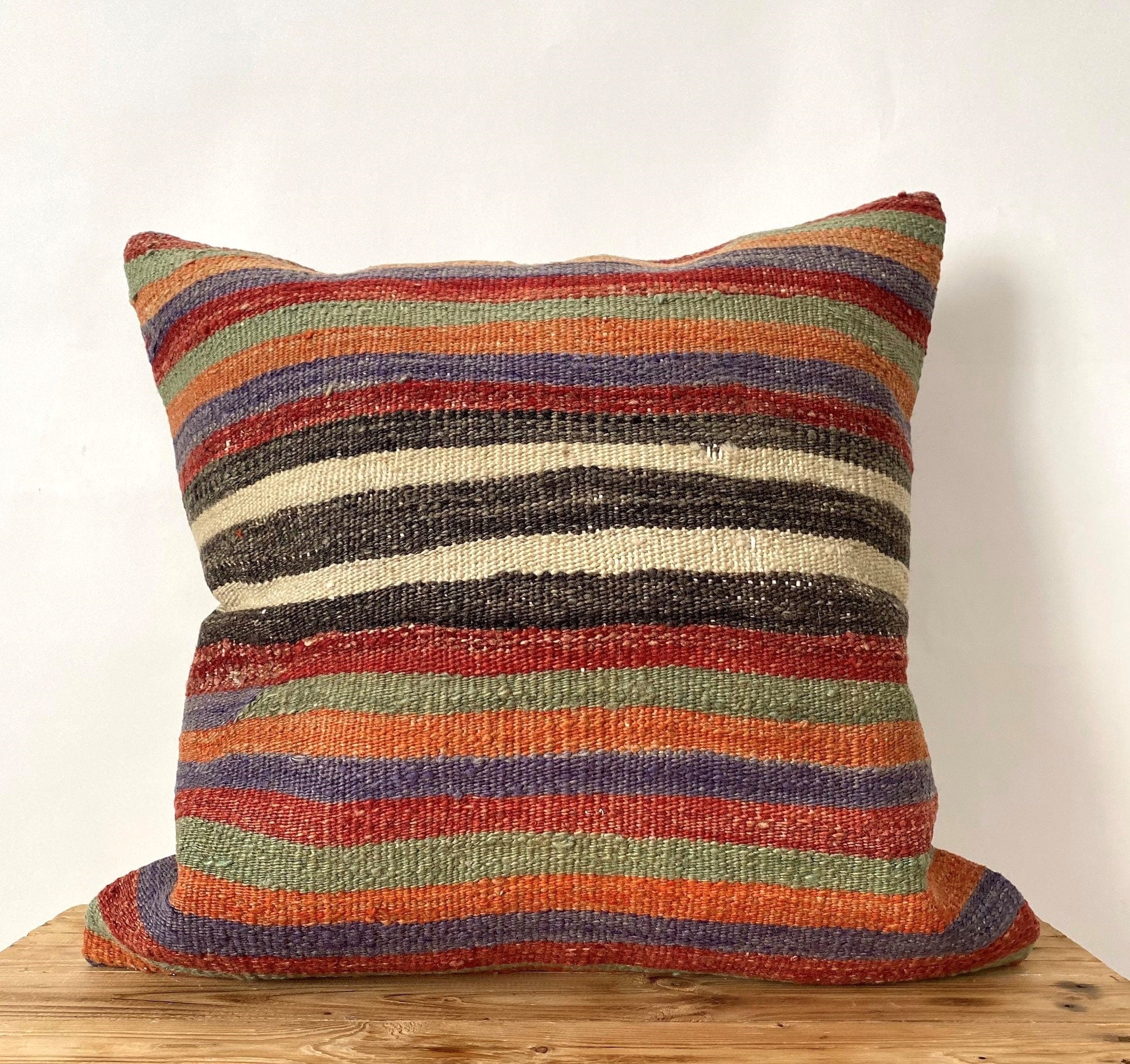 Lorielle - Multi Color Kilim Pillow Cover