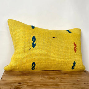 Yonina - Yellow Hemp Pillow Cover