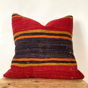 Lurline - Red Kilim Pillow Cover