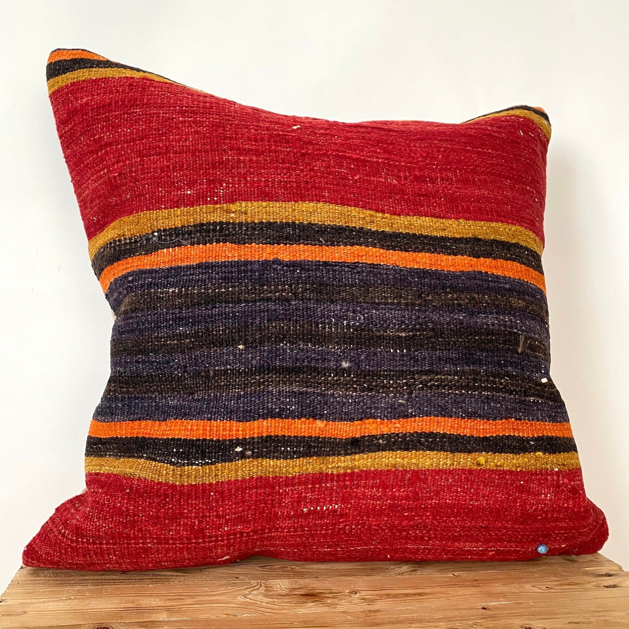 Lurline - Red Kilim Pillow Cover