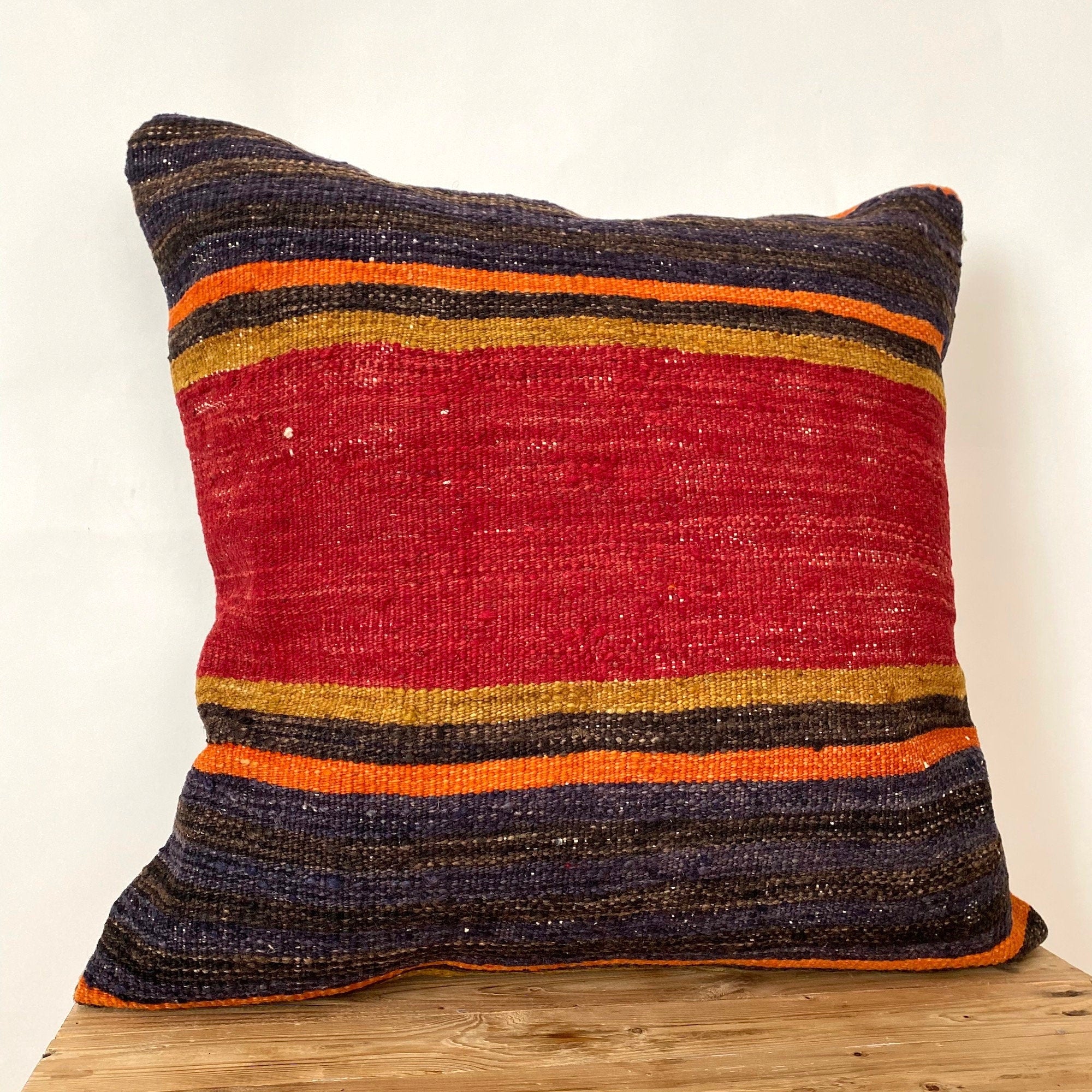 Lisbeth - Black Kilim Pillow Cover