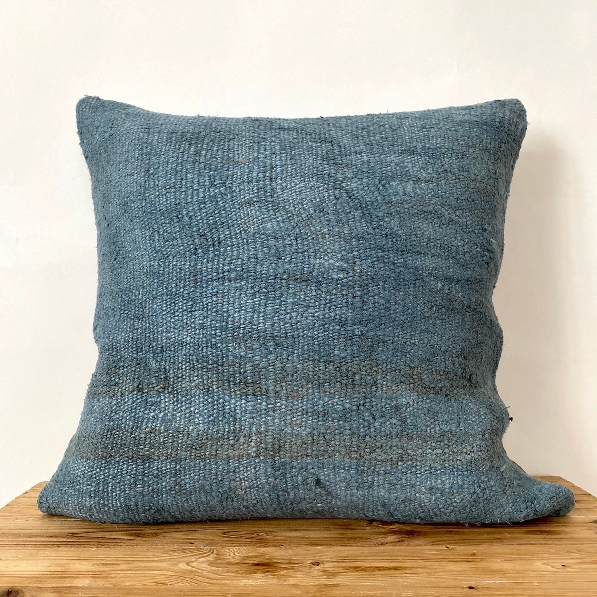 Cosette - Blue Hemp Pillow Cover