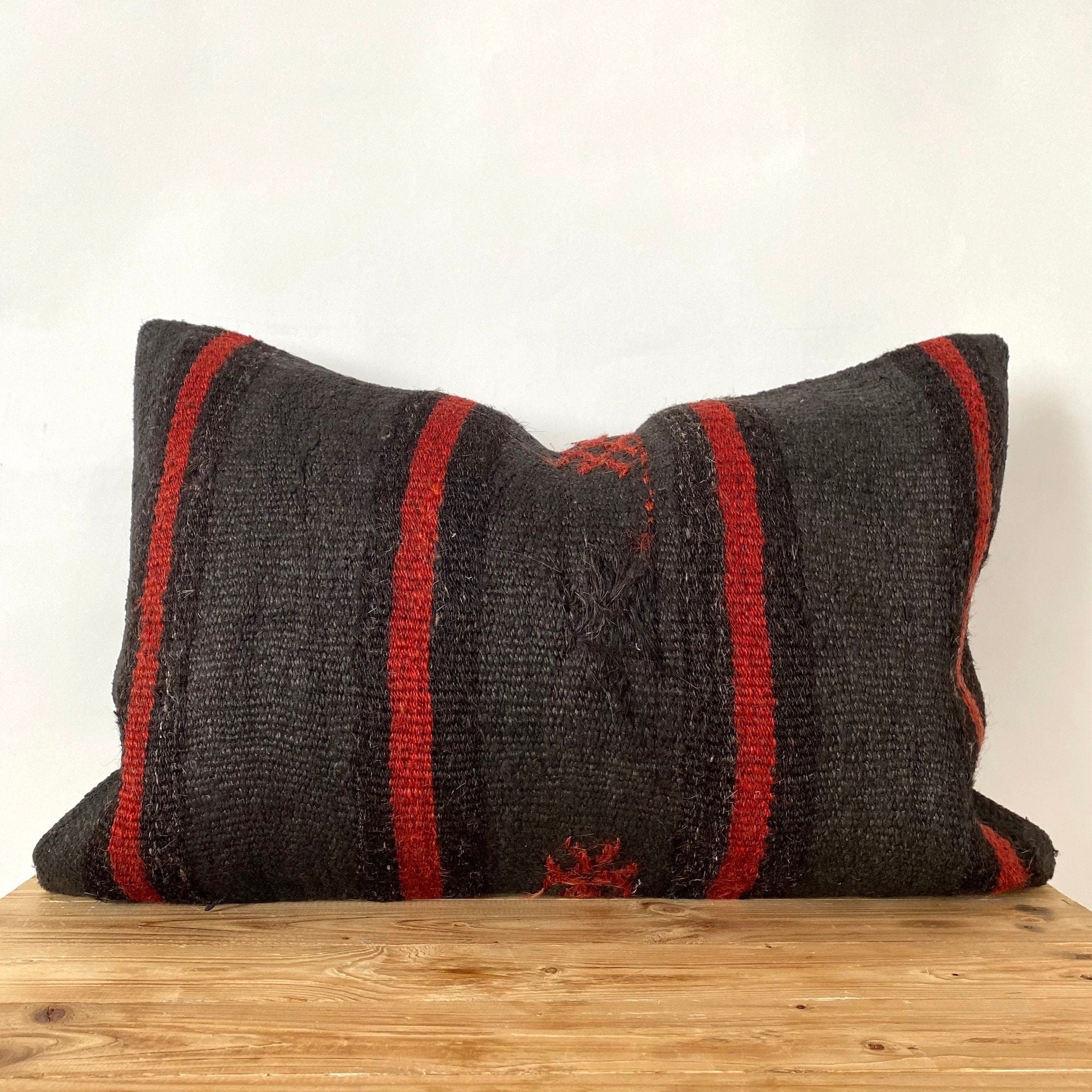 Leandra - Brown Hemp Pillow Cover