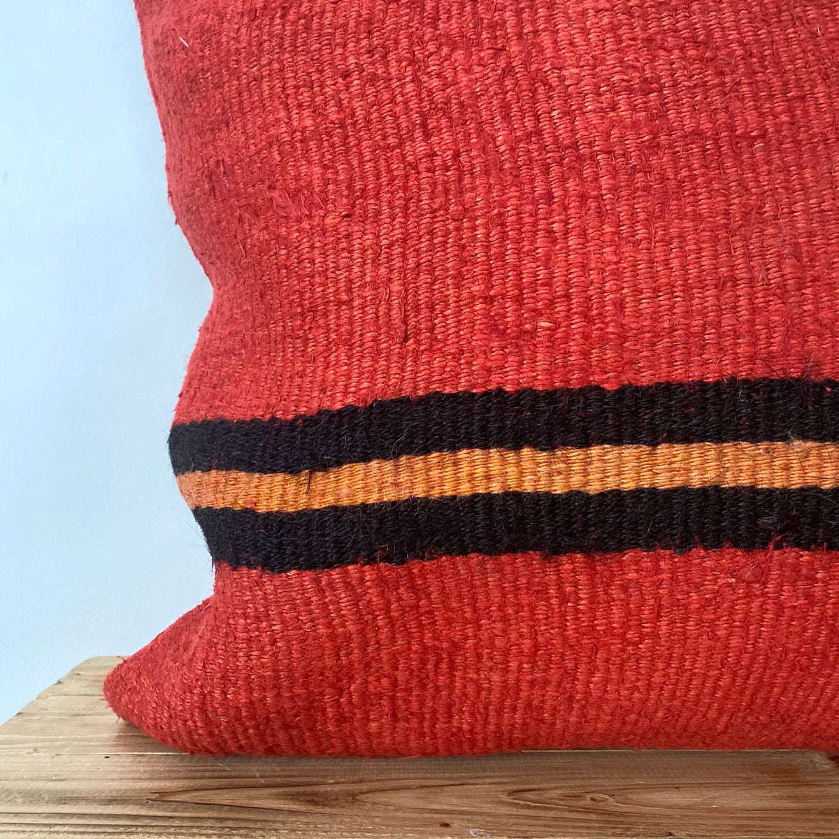 Yanely - Red Hemp Pillow Cover