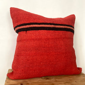 Yolisa - Red Hemp Pillow Cover