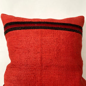 Ysolina - Red Hemp Pillow Cover