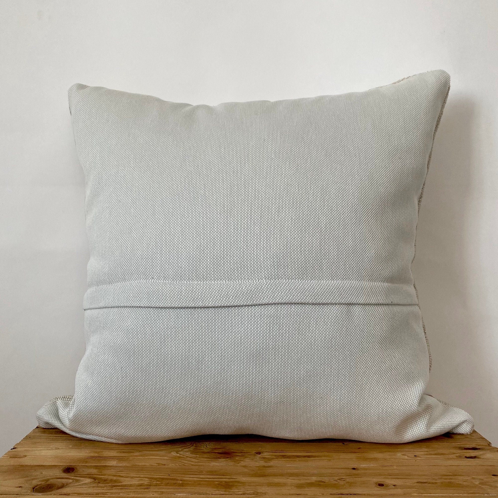 Taree - White Hemp Pillow Cover