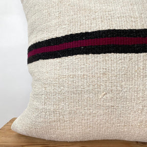 Terena - White Hemp Pillow Cover